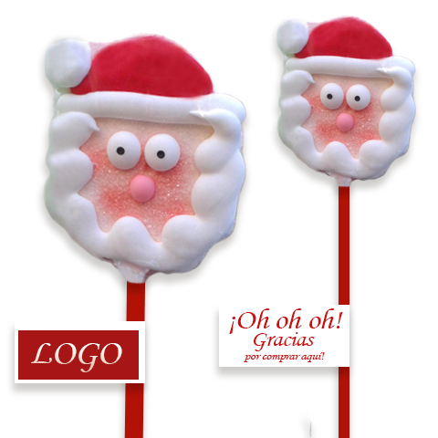 Piruletas Papa Noel Navidad