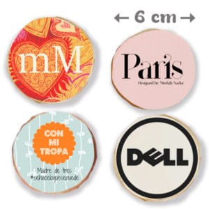 Galletas Personalizadas Redondas 6 cm