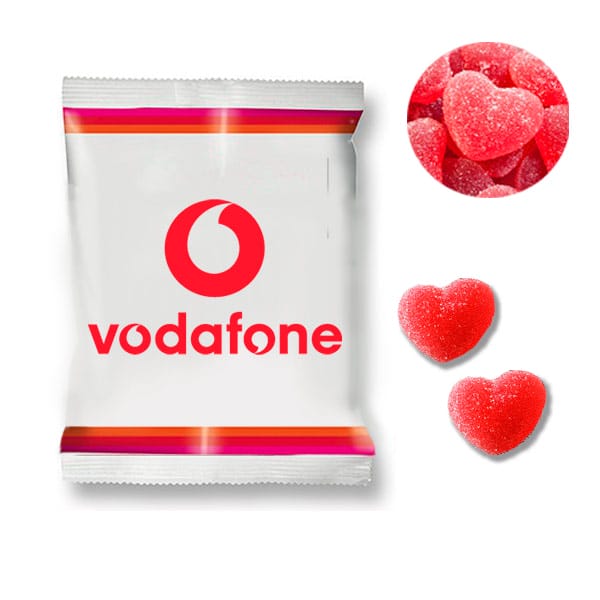 Bolsitas Personalizadas rellenas de Corazones 20 gr