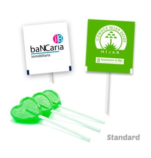 Sucettes Coeur Standard Personnalisées