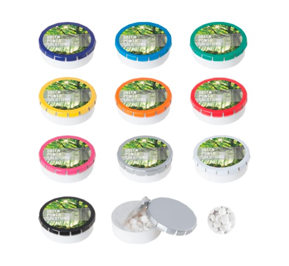 Lata Metálica Redonda impresa a todo Color