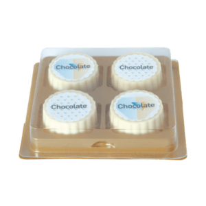 Bonbons au Chocolat Personnalisés 4 Bonbons